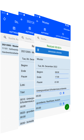STW Malersoftware Zeiterfassung